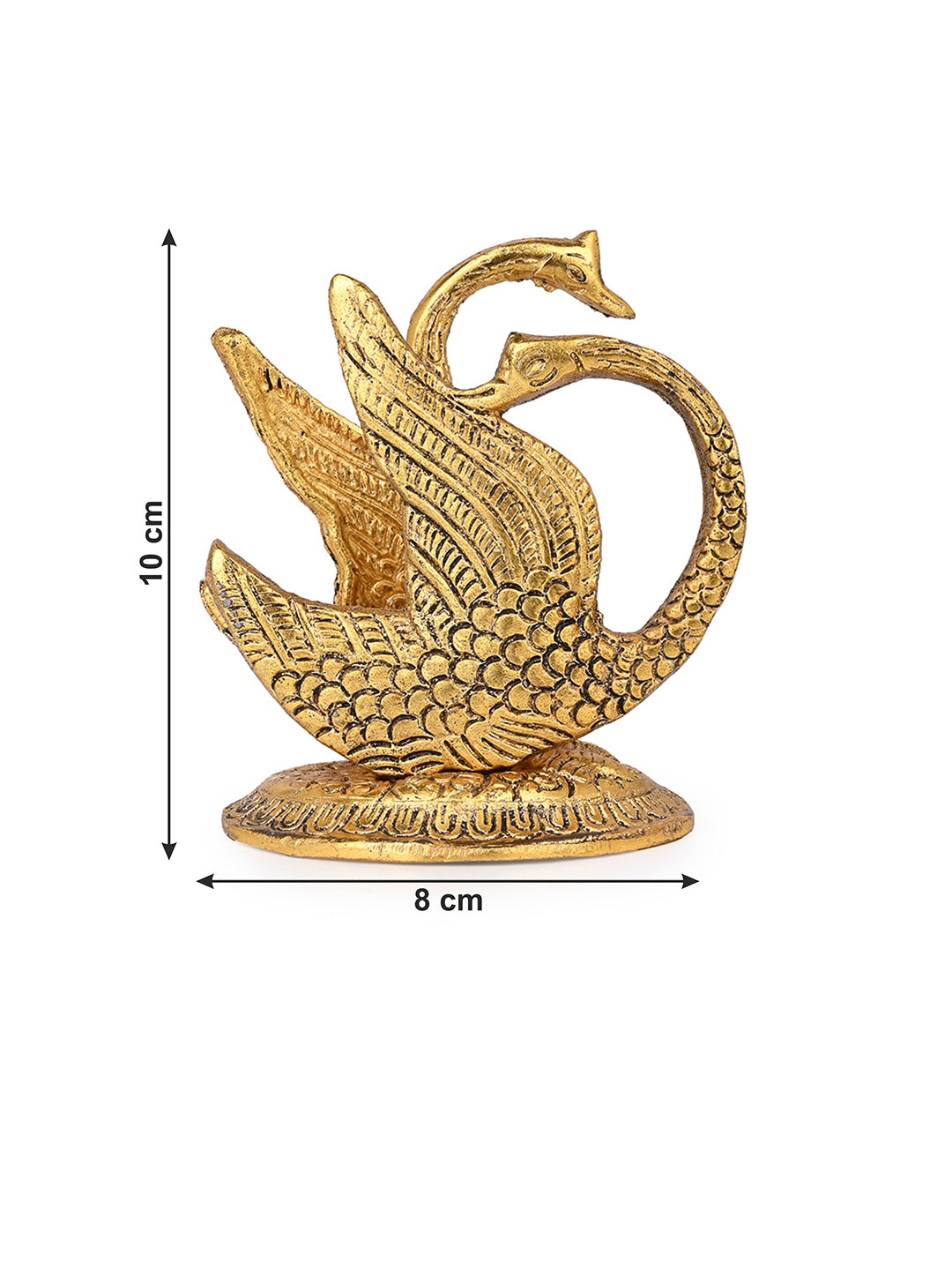 Aluminium Metal Swan shaped Napkin holder - Available in Gold color