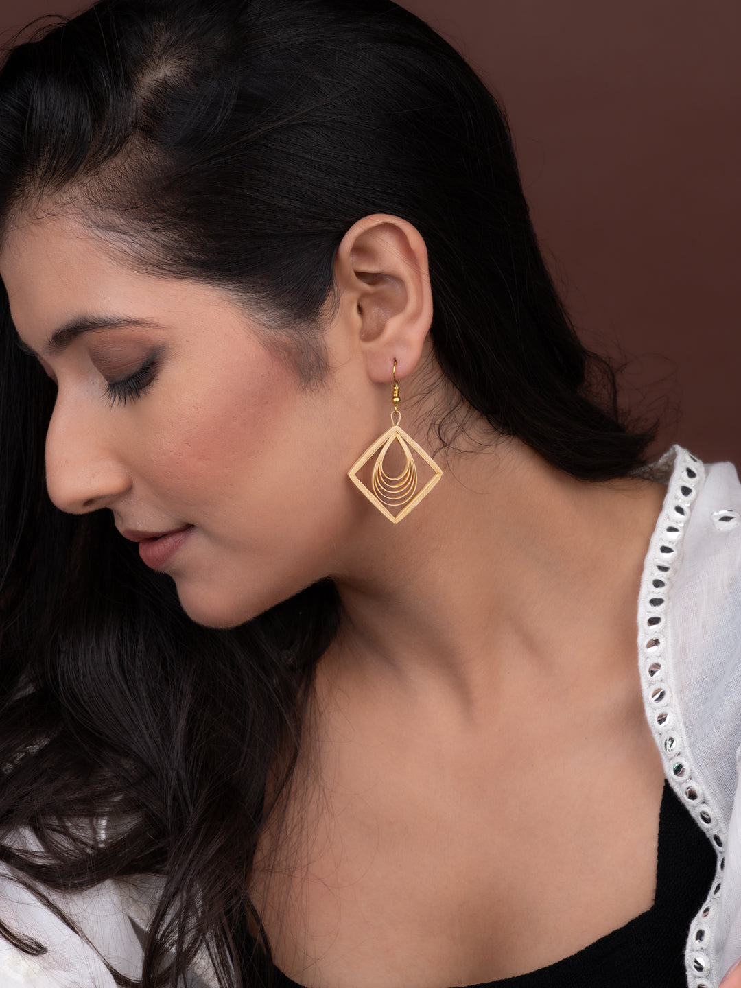 MAURYANA - Bamboo crafted modern design super stylish earring set