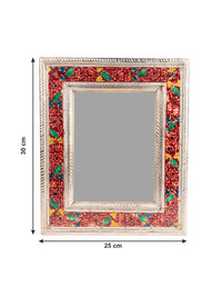 Rajasthani Meenakari Work Colorful Photo Frame - Image size 14x20 cms - The Heritage Artifacts