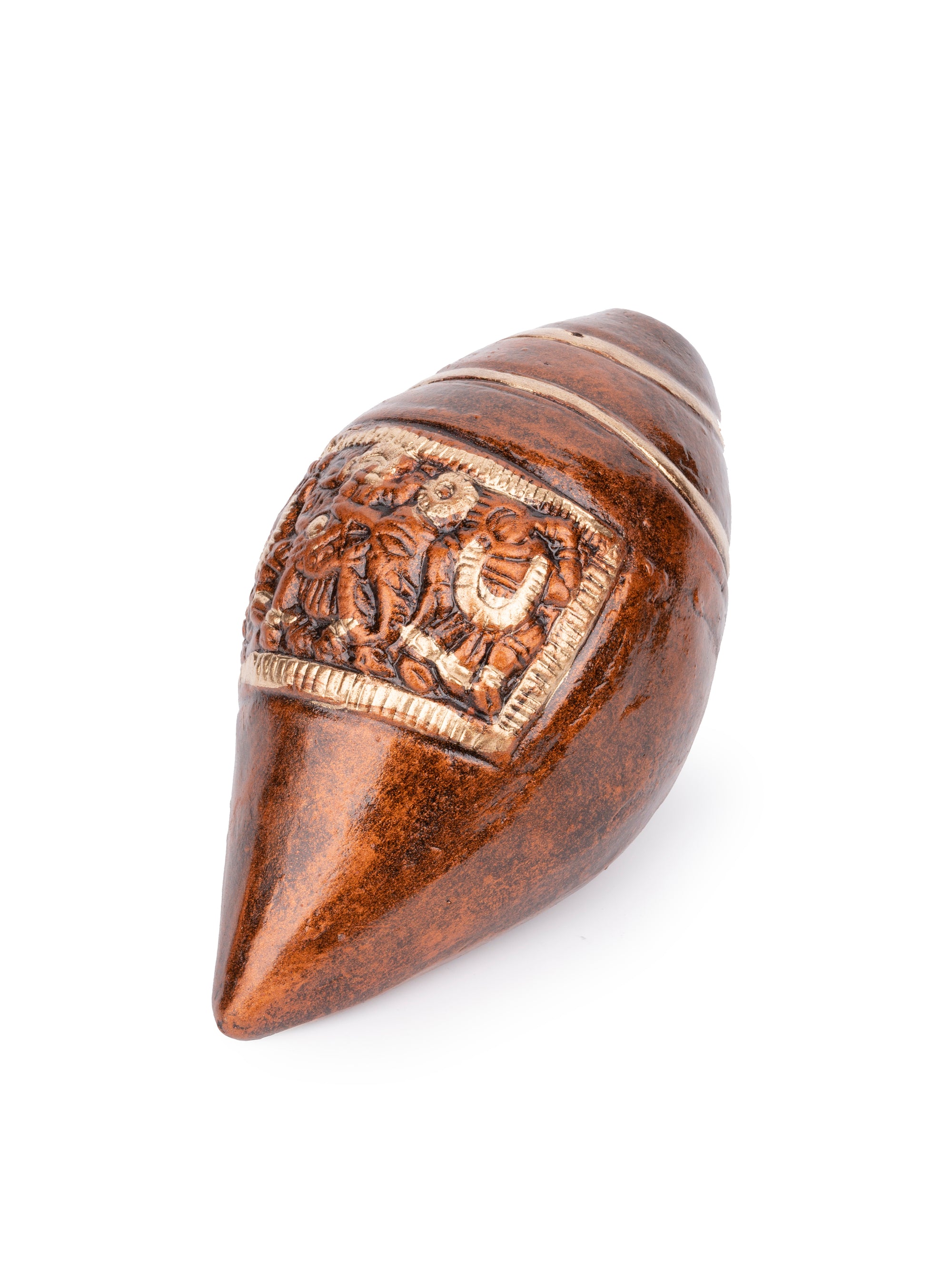 Handmade Terracotta Shankh Decorative showpiece - The Heritage Artifacts