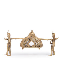 Dokra craft Palki or Palanquin Home Decor Showpiece - The Heritage Artifacts