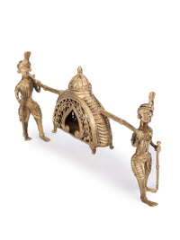 Dokra craft Palki or Palanquin Home Decor Showpiece - The Heritage Artifacts