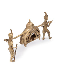 Dokra craft Palki or Palanquin Home Decor Showpiece - The Heritage Artifacts
