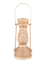Shantiniketan Art - Bamboo Weave Lantern Decorative Showpiece - The Heritage Artifacts