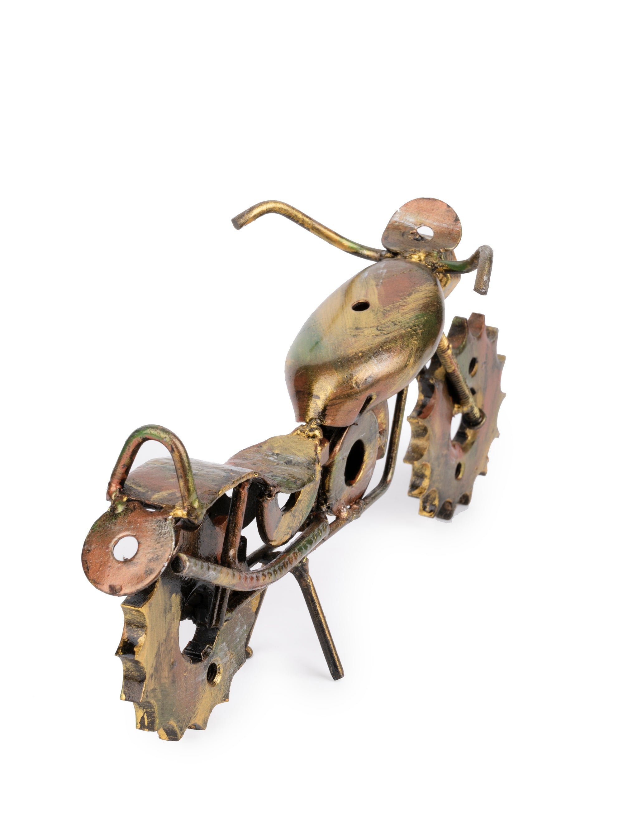 Shantiniketan Art - Metal Miniature Bike Home Decor - The Heritage Artifacts