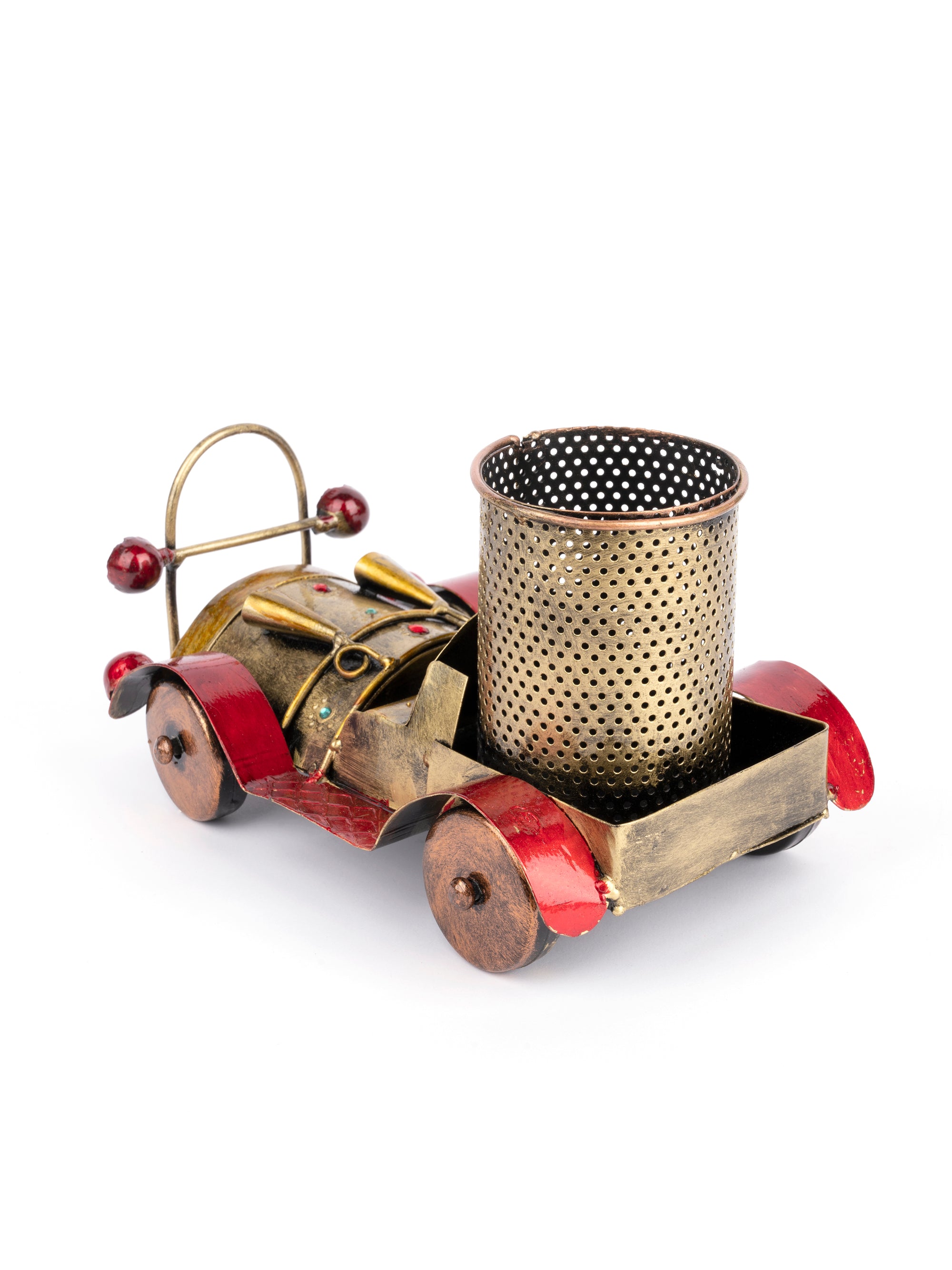 Metal made Vintage Look Car Pen / Pencil Holder for Desktop display - The Heritage Artifacts