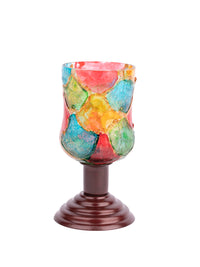 Designer Multicolor Wine / Brandy Glass for Living Room / Bar - The Heritage Artifacts