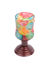 Designer Multicolor Wine / Brandy Glass for Living Room / Bar - The Heritage Artifacts
