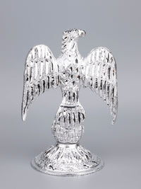 Zinc Metal Handcrafted Eagle Decorative Showpiece - 10 inches height - The Heritage Artifacts