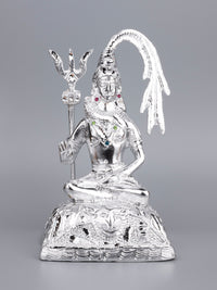 Zinc Metal Handcrafted Shankar Ganga / Lord Shiva Statue - 10 inches height - The Heritage Artifacts