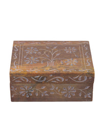 Soapstone crafted, small and stylish jewellery box - The Heritage Artifacts