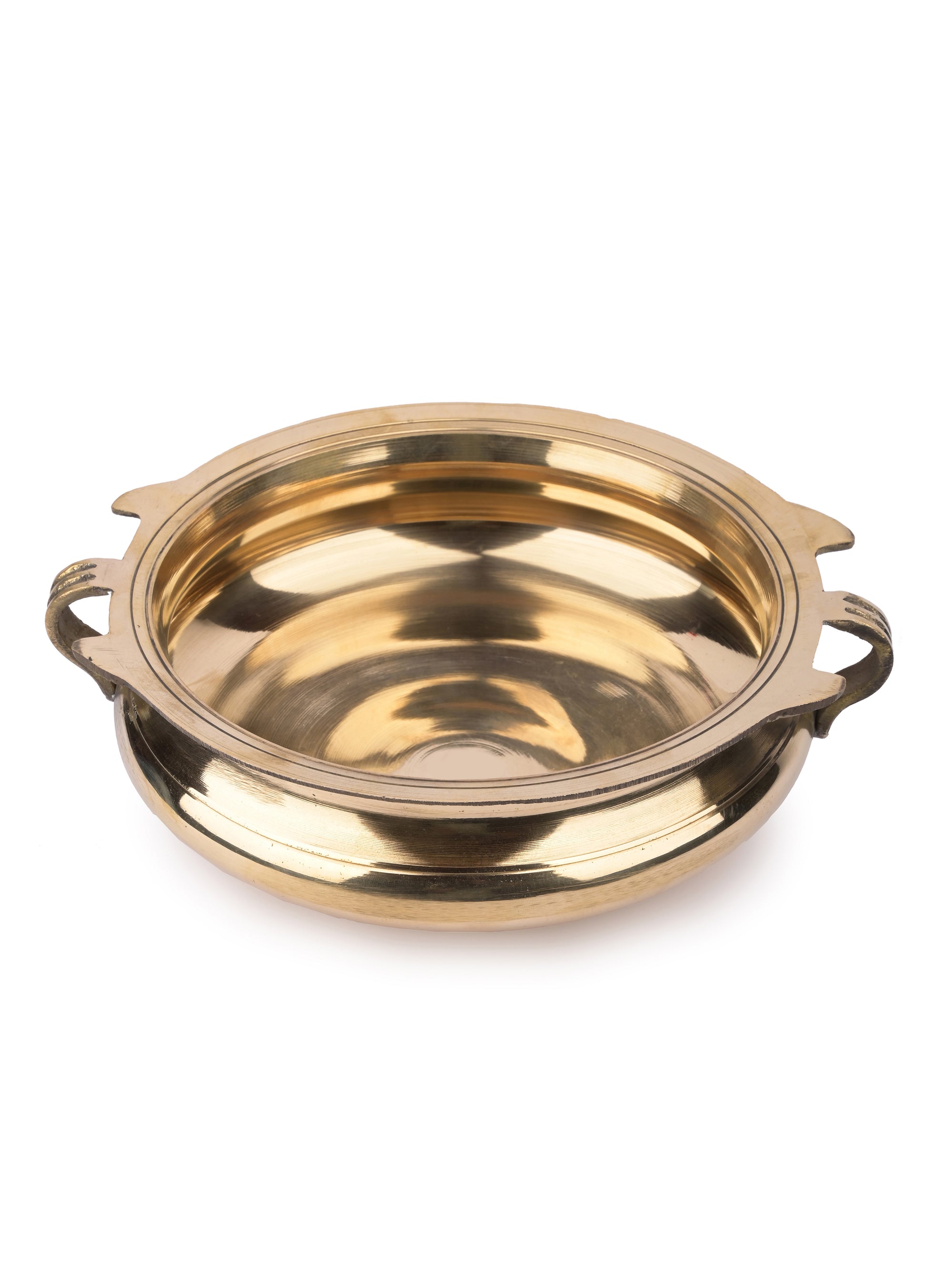 Traditional Brass Urli / Bowl for Home Decoration - 9 inches diameter - The Heritage Artifacts