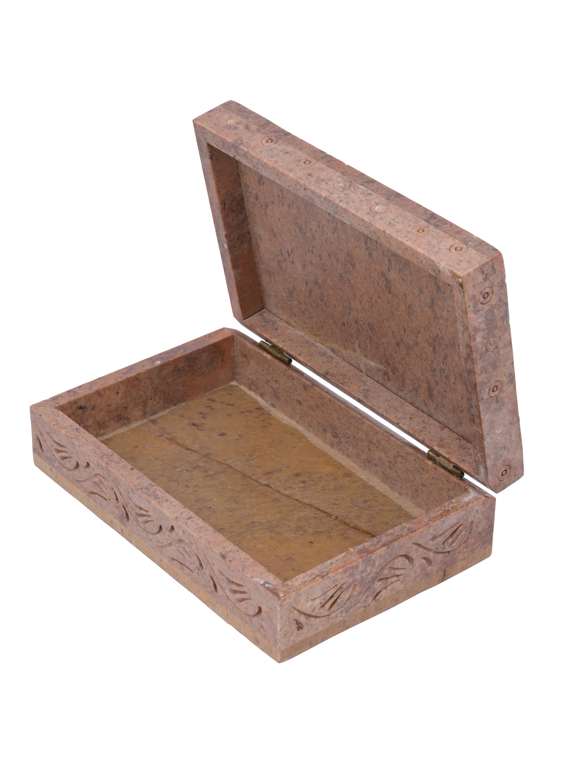 Medium size Jewellery / Storage box handcrafted from soapstone - The Heritage Artifacts