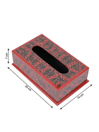 Paper Mache Big Size Tissue box, Available in Assorted Design and Colors - The Heritage Artifacts