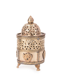 Tibetian Design Multipurpose Storage Box made of Brass metal - The Heritage Artifacts