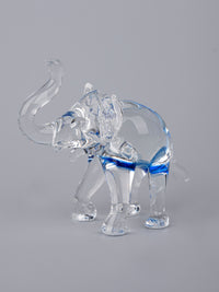 Elephant Family Set of 4 pieces Glass Home Decor - The Heritage Artifacts