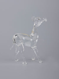 Deer Family Set of 4 pieces Glass Home Decor - The Heritage Artifacts