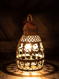 Dokra Craft Decorative Circular Hanging Lamp Shade - The Heritage Artifacts
