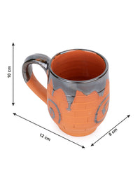 Terracotta Handcrafted Tea / Coffee Mug - 150 ml - The Heritage Artifacts